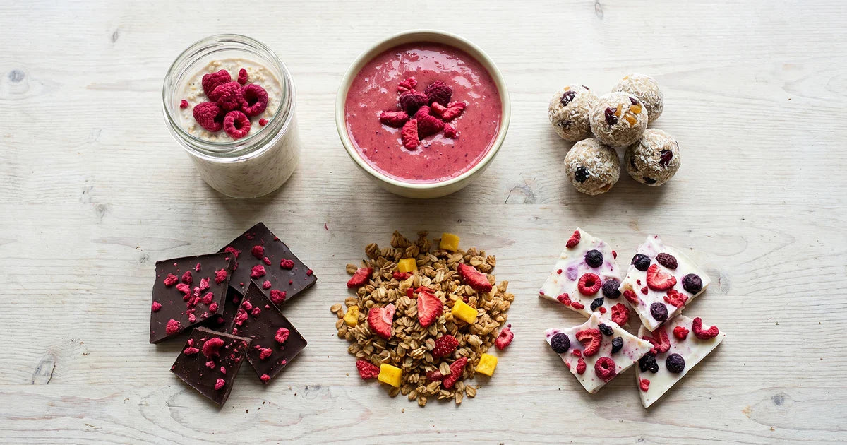 Gefriergetrocknete Früchte Rezepte: 6 einfache Ideen vom Frühstück bis zum Dessert
