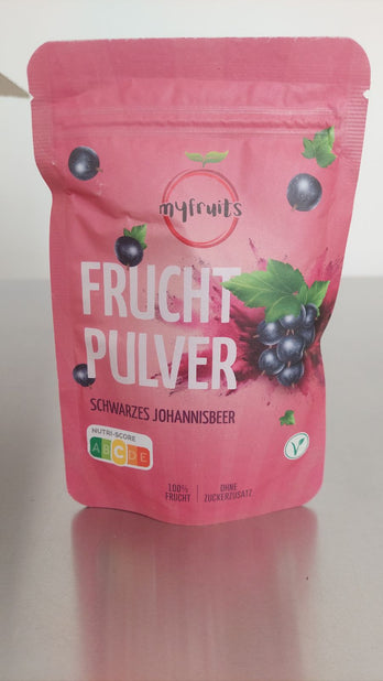 B-Ware Schwarzes Johannisbeer Pulver 70g (Kurzes MHD).