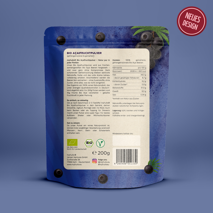 Açai Bio Fruchtpulver.