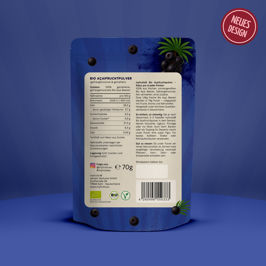 Açai Bio Fruchtpulver.