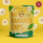 
                  
                    Gefriergetrocknete Bio Bananenchips.
                  
                