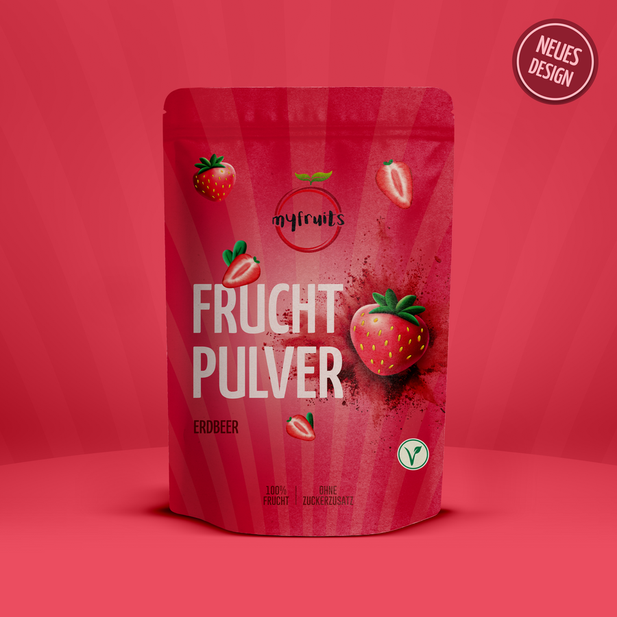 Erdbeer Fruchtpulver.