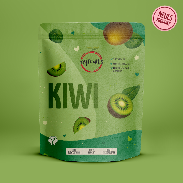 B-Ware Gefriergetrocknete Kiwi  (Bruchstücke)