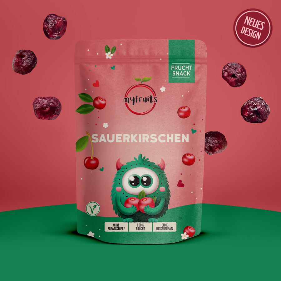 B-Ware Gefriergetrocknete Sauerkirschen (Weich) 20g.