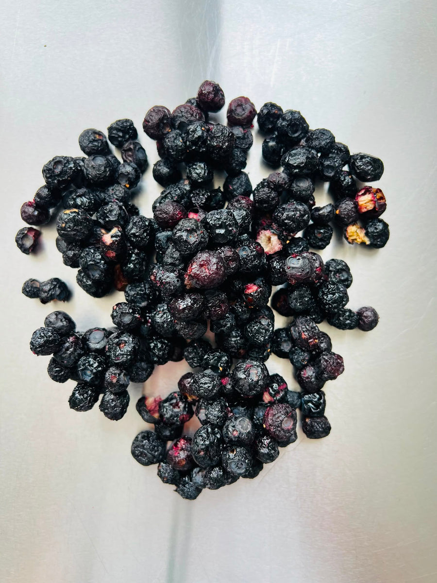 B-Ware Gefriergetrocknete Bio Heidelbeeren (nicht mehr crunchy)
