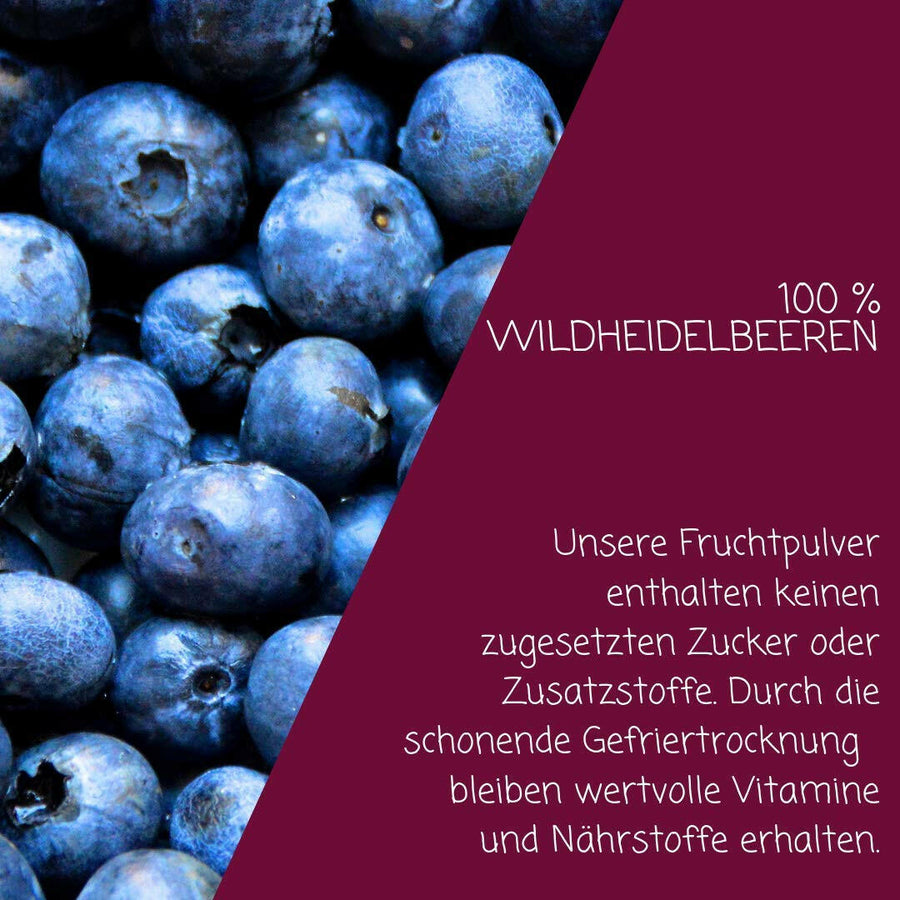 Wildheidelbeer Fruchtpulver.